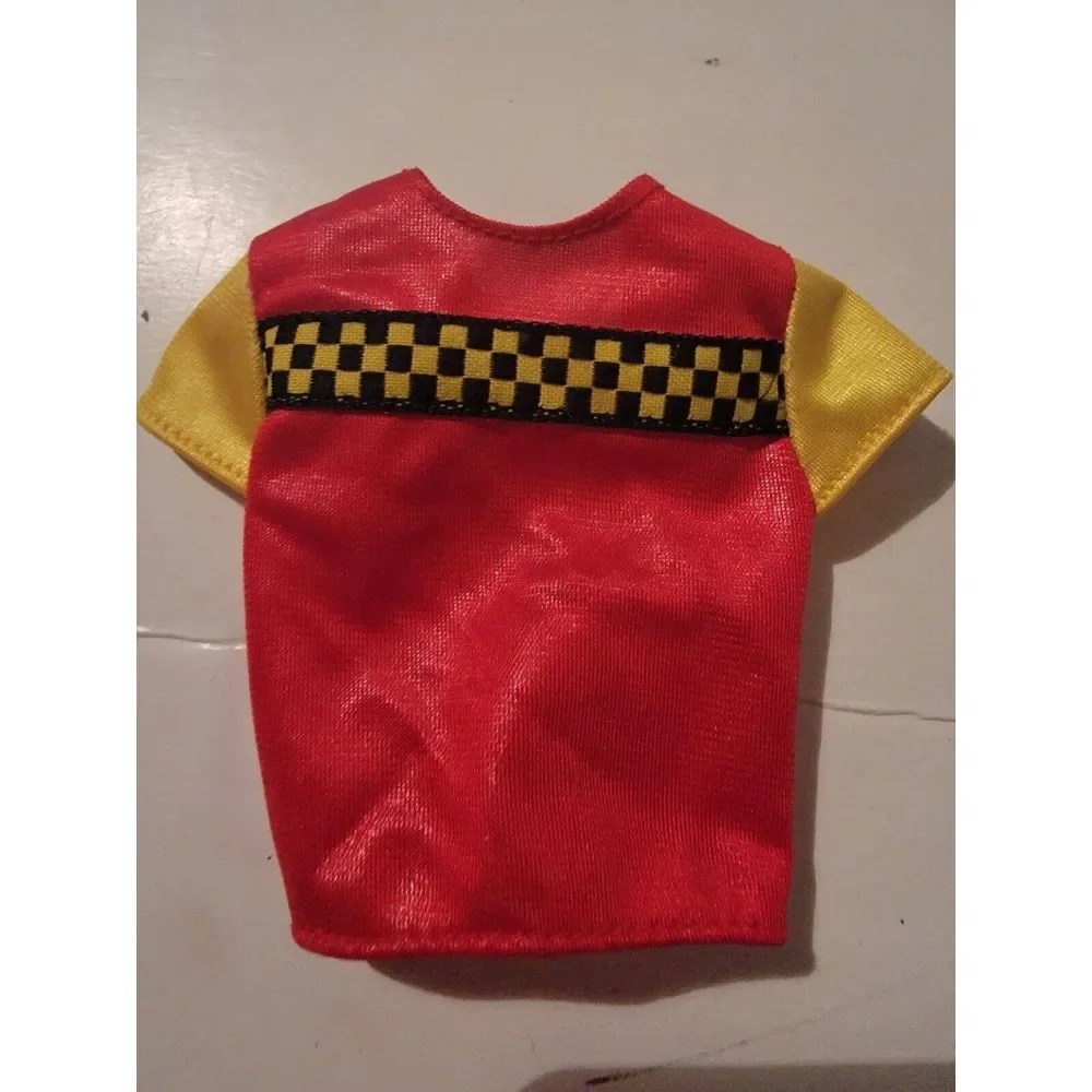 Vintage Barbie Ken Skipper Doll Accessory Clothing Red Checkered Shirt VTG